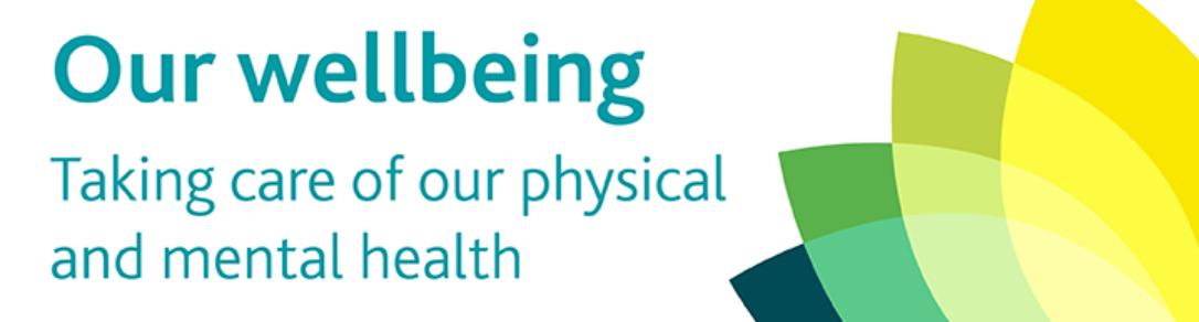 Our wellbeing page header