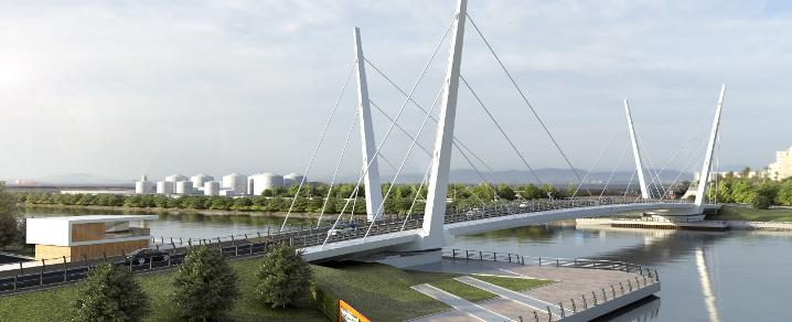 Clyde Waterfront River Clyde crossing