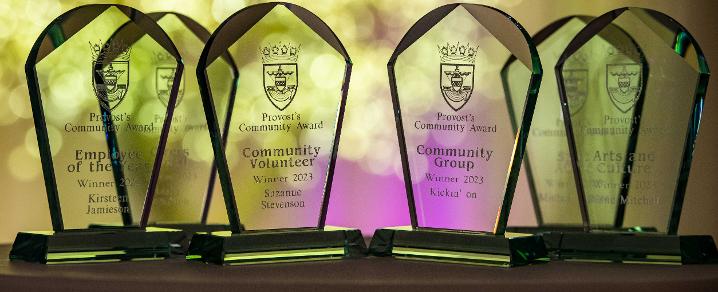 community awards trophies 2023